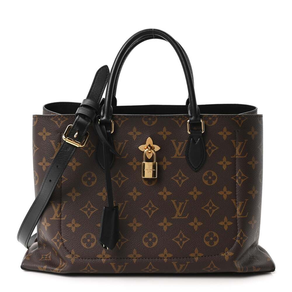 Louis Vuitton Flower Tote Black #267486L18B